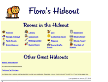 Tablet Screenshot of floras-hideout.com